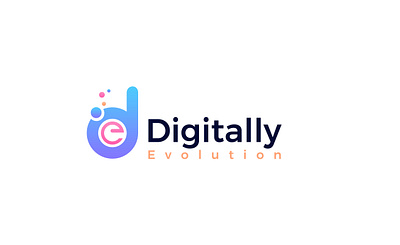 Logo design for IT company corporate digital evolution logo