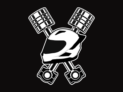 Motorcycle Logo adobe photoshop branding community design drawing graphic design illustration logo motorcycle photoshop speed