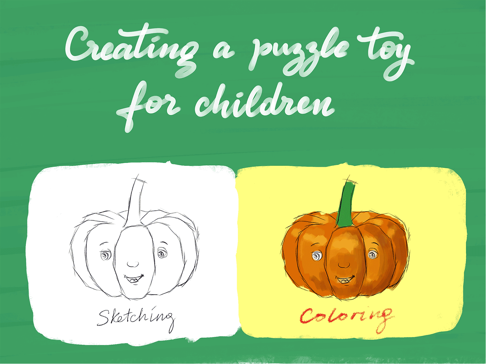 Puzzle toy for children 2d art calligraphy character design children drawing education game design illustration lettering photoshop product design puzzle sketchbook toys wacom intuos