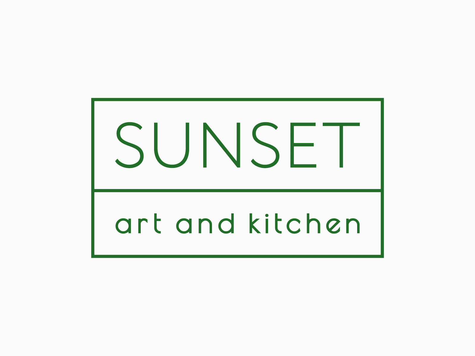 SunSet Logo Animation animation design flat logo minimal typography vector