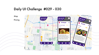 DailyUI 029 - 030 adobe xd app dailyui dailyuichallenge design map pricing ui ux webdesign