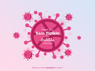 Hello Dribbble! Thanx for Sam Tipikin) design dribbble firstshot follow me graphic graphic design hellodribbble illustration minimal thank thank shot thanksgiving thanx ui vector