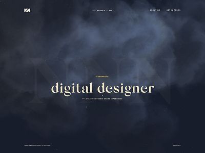 Yvann Noto - Portfolio adobe xd gsap portfolio tailwind tailwindcss threejs ui uidesign webdesign website