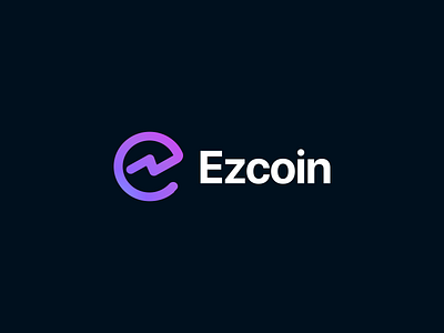 Logo Design - Ezcoin brand brand design brand identity branding branding design clean coin crypto icon logo logo design logodesign logos logotype minimal tech