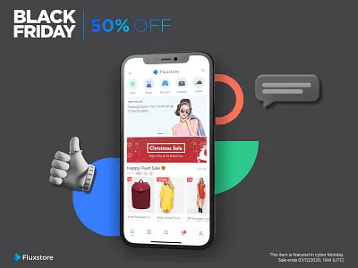 Black Friday 2020🔥Super sale 50% OFF android blackfriday blog app digital dokan ecommerce app flutter ios listing magento mobile app multi vendor news app opencart prestashop shopify strapi travel wcfm woocommerce