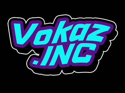 Vokaz Inc - Typography adobe photoshop branding design drawing graphic design illustration typography