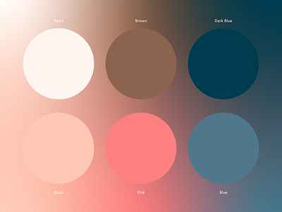 Color Palette branding color gradient palette