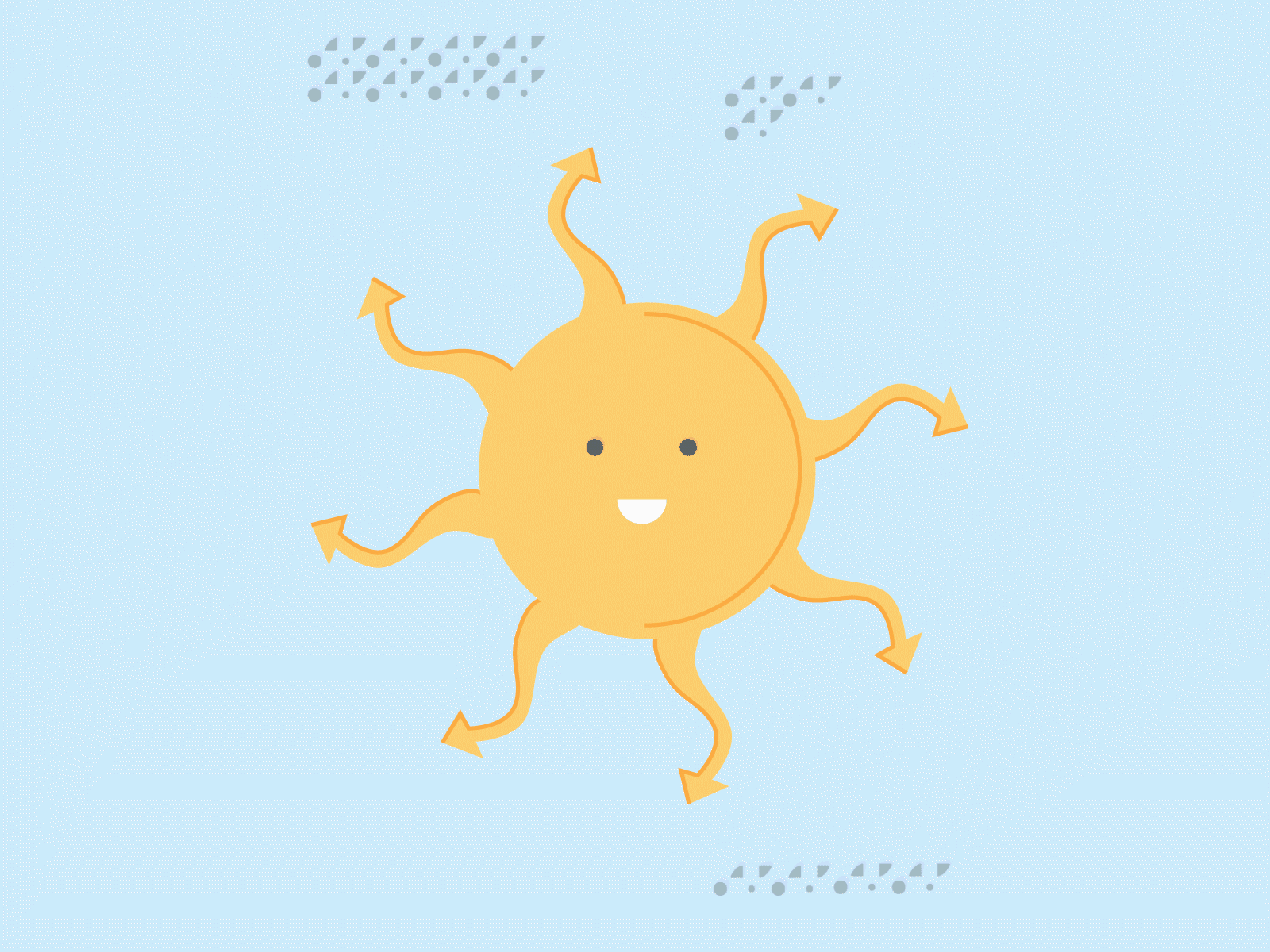 Animated gif - WeSolar 2d 2d animation adobe after effects animated gif animation explainer flat illustration motion graphics