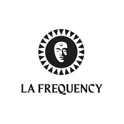 face black branding design face fantasy inspiration logo moon