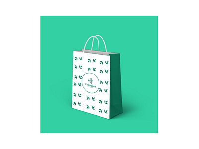 Branding for V Gardens Home Nursery branding inspiration logo design pattern