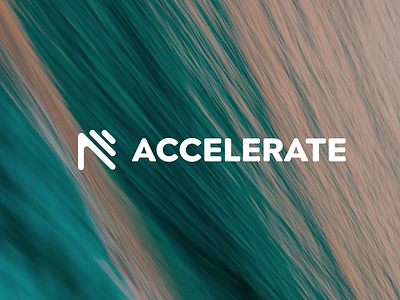 Accelerate - Logo Design abstract logo brand identity branding graphic design logo minimalist neon color simple logo solid logo