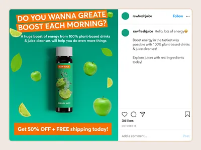 Instagram advertising design ad banner ad banners ad design advertising design design facebook banner instagram banner instagram design