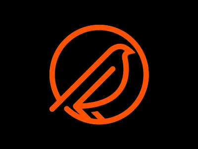 Finch bird branding finch illustration logo mark