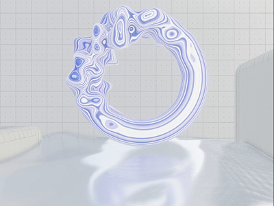 Milky torus 3d deform milk reflection torus