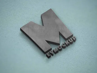 Free Concrete 3D Logo Mockup mockup mockups psd
