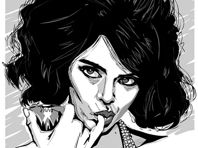 KJ adobe art digital portrait drawingart erotica fashion illustration fashion illustrator illustration illustration digital illustrations vector illustration