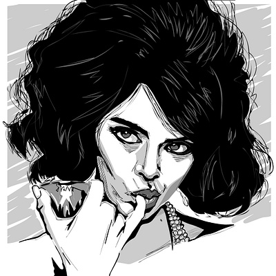 KJ adobe art digital portrait drawingart erotica fashion illustration fashion illustrator illustration illustration digital illustrations vector illustration