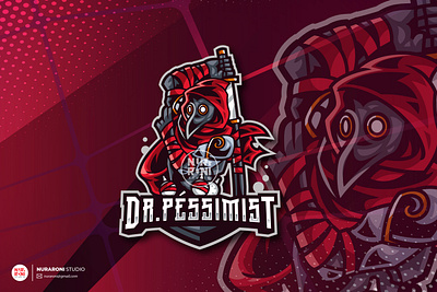 Dr Pessimist Mascot Logo adobe illustrator artwork cartoon cartoon character character esport esport team game online gaming illustration logo logo inspirations logo maker mascot mascot design mascotlogo twitch twitch logo vector youtube