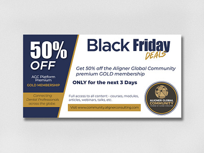 Gold Friday Deals banner ads digital ad digital advertising digital design digital graphics digital media graphic design social media social media ads social media design typography web web banner