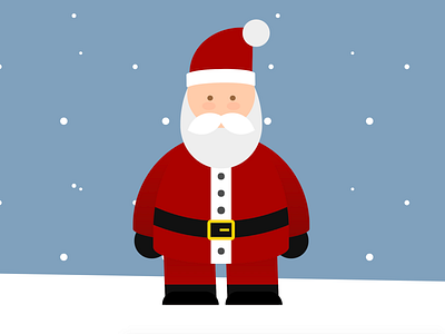 CSS Santa cartoon christmas css css art css drawing css3 html html css html5 illustration santa santa claus snow vector