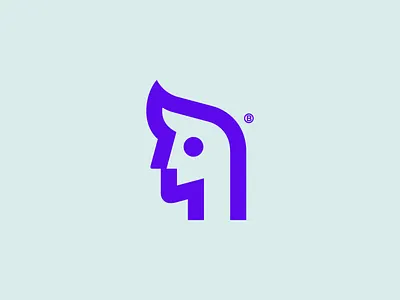 Face mark animal design eye face face id geometry illustration line logo mark minimalism skew