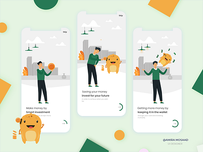 Investment App app app design application design illustration mobile app mobile design mobile ui onboarding onboarding screen ui ui ux ui design uidesign uiux uxdesign