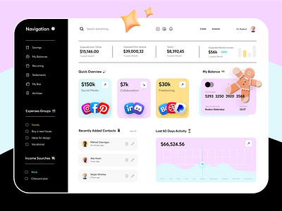 StarGT - Dashboard / Product UI/UX 3d branding cuberto dashboard design figma finance halolab illustration platform product ui ux web website