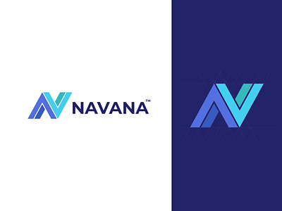 Navana logo mark for branding 2020 apps icon brand identity business logo concept creative logo flat design flatcolor flatlogo gridlogo illustrator letter logo lettermark logotype modern logo monogram logo navana navana simple and clean