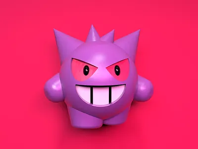 Gengar 3d pokemon