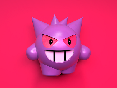 Gengar 3d pokemon