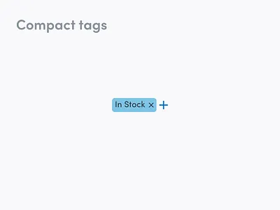 Compact tags app compact component design design system small tag ui ux