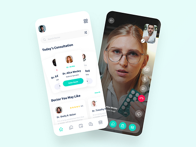 Doctor Live Streaming App appointment clinic app doctor doctor app doctor appointment health healthcare hospital hospital app medical medical app medicine medicine app mobile app patient patient app schedule schedule app ui design ux design