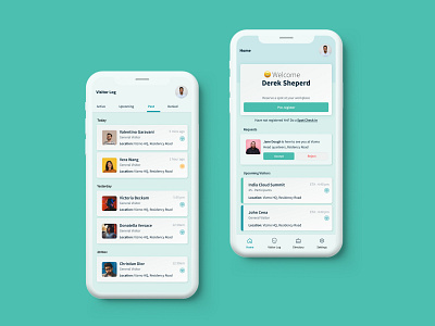 Visitor Management App Design app design flat illustration minimal mobile app mobile app design mobile ui mobile uiux mobileuidesign uidesign skeumorphism ui ux web