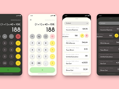 Calculator x2021 Turbo Concept app calculator concept design mobile ui ux