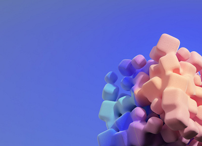 Rainbow Marshmallows 3d 3d illustration abstract c4d cinema4d design illustration octane octanerender