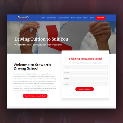 Auto driving school's website auto driving school business website cloning driving school website educational elementor elementor pro institutes school skill development training center ui design website design website designer website for driving school wix to wordpress wordpress design wordpress website design