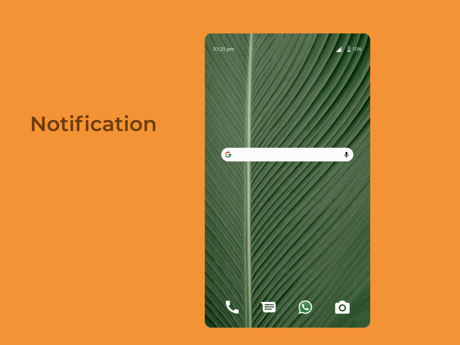 DailyUI Challenge 049 - Notification animated gif animation battery daily 100 challenge dailyui dailyui 049 dailyuichallenge mobile design mobile ui notification ui ui design