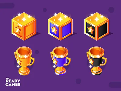 Tournament Tier Icons box cup game design golden indie game ready games star tier