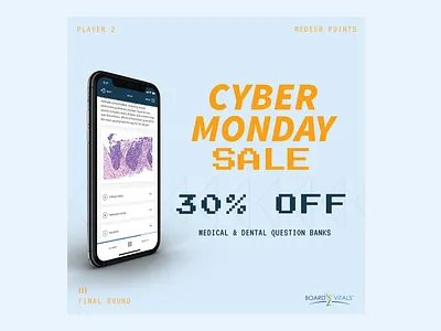 Cyber Monday - Black Friday Concept atari boardvitals illustrator medical prep mobile app photoshop product design retro video game