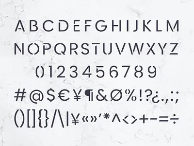 Kerox Letters Numbers Symbols font free font free typeface freebie illustration sans serif sans serif sans serif font typeface typeface design