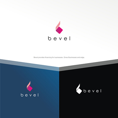 BEVEL branding icon logo minimal typography vector