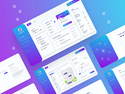 Pet health platform | dashboard animal dashboad dashboard design dashboard ui design health pet platform ui ux ui design ux design vet veterinary webdesign website