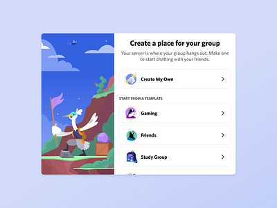 Discord Onboarding Flow discord onboarding onboarding illustration onboarding screen onboarding ui templates tutorial