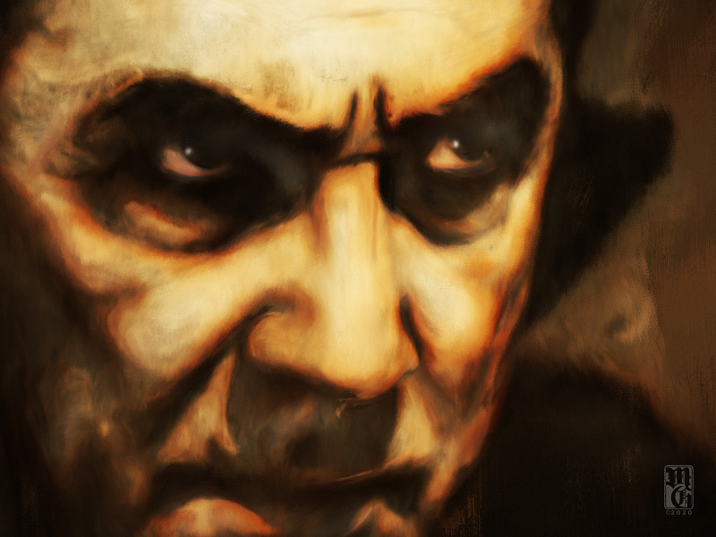 Dracula bela lugosi dracula illustration portrait vampire