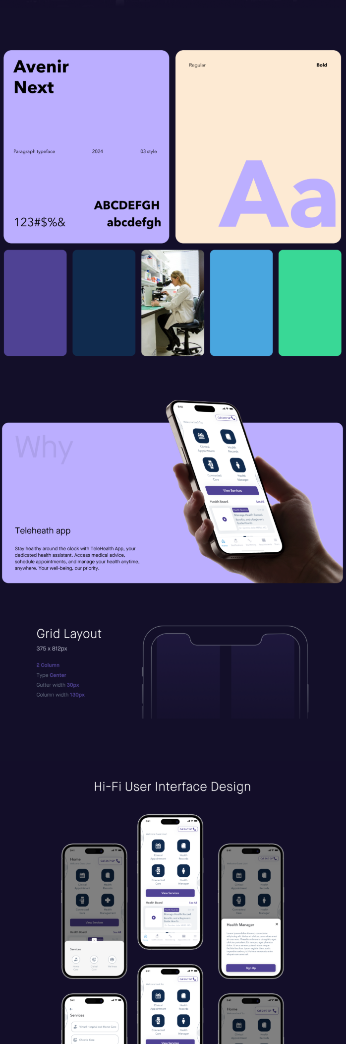 The Health Group - An AI Powered Telehealth App 3d app app design branding desktop design graphic design mobile ui telehealth ui user experience user interface user interface design