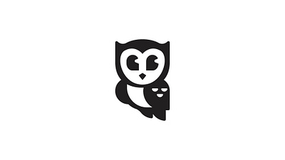 Cute Owl Logo branding logo