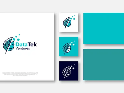 DataTek Ventures Logo branding icon illustration logo logo design modern unique ux vector