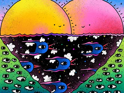 Summer Romance artist doodle doodleverse dreams illustration nft nft artist