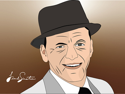 frank sinatra animation design design art designer dribbble illustration illustrator typography wesam عربي