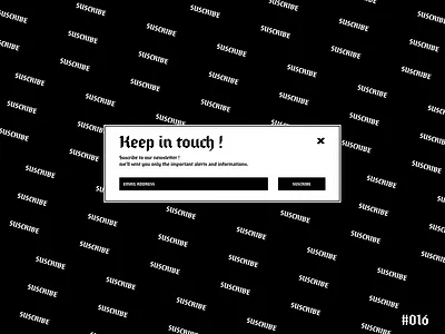 DailyUI #016 - Pop Up/ Overlay app art design flat graphic design illustration ui ux web website